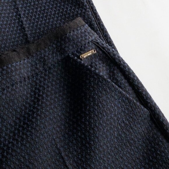 Per Una Dress Pants Black and Blue Diamond Pattern Womens Size 10 Contemporary - Picture 4 of 8